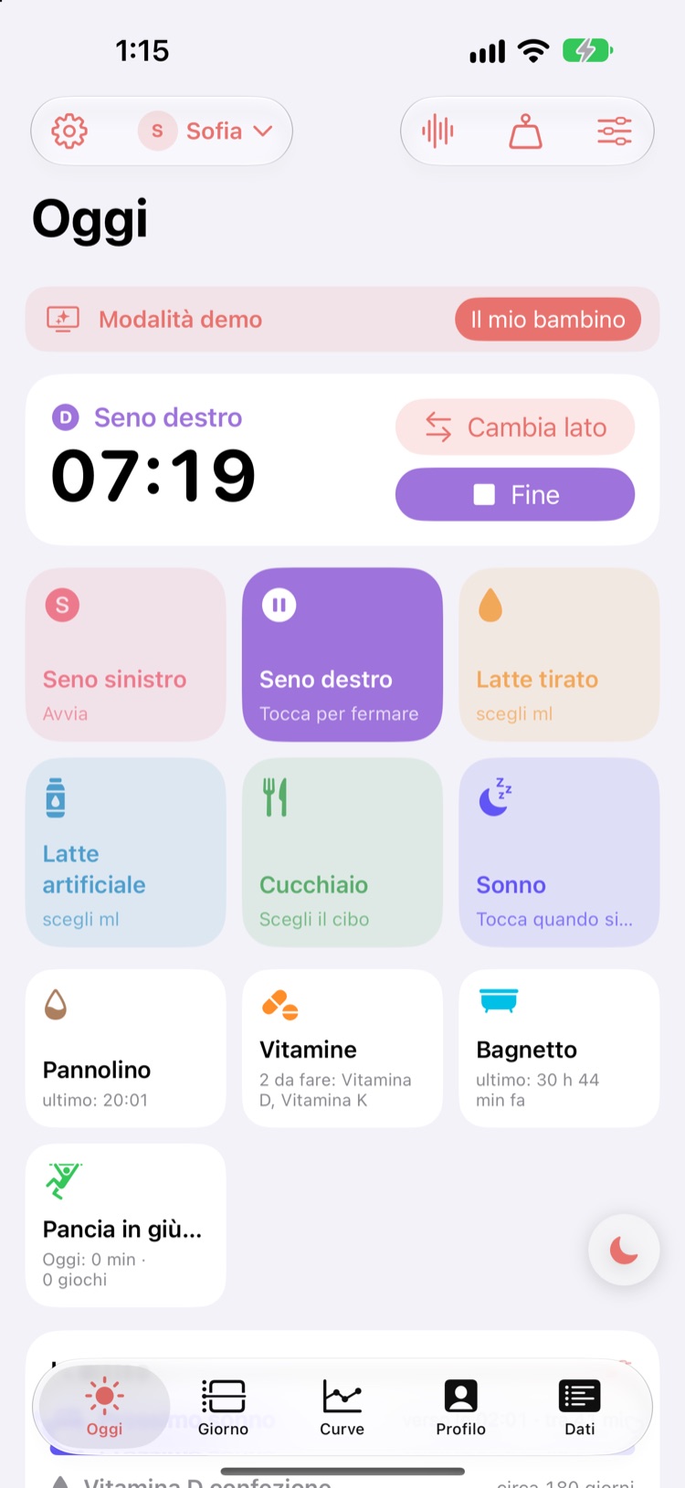 Oggi: un tocco, cronometro in diretta