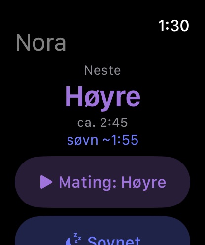 Hvilken side som er neste, og når